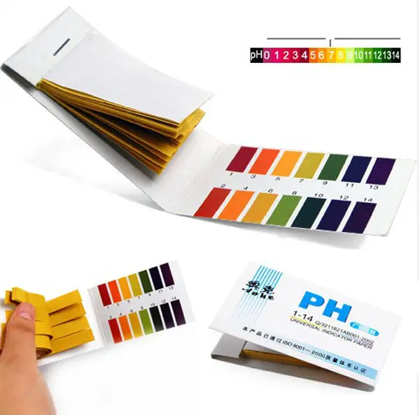 80Strips/pack pH test strips Full PH Meter PH Controller 1-14st Indicator Litmus Paper Water Soilsting Kit Free Shipping