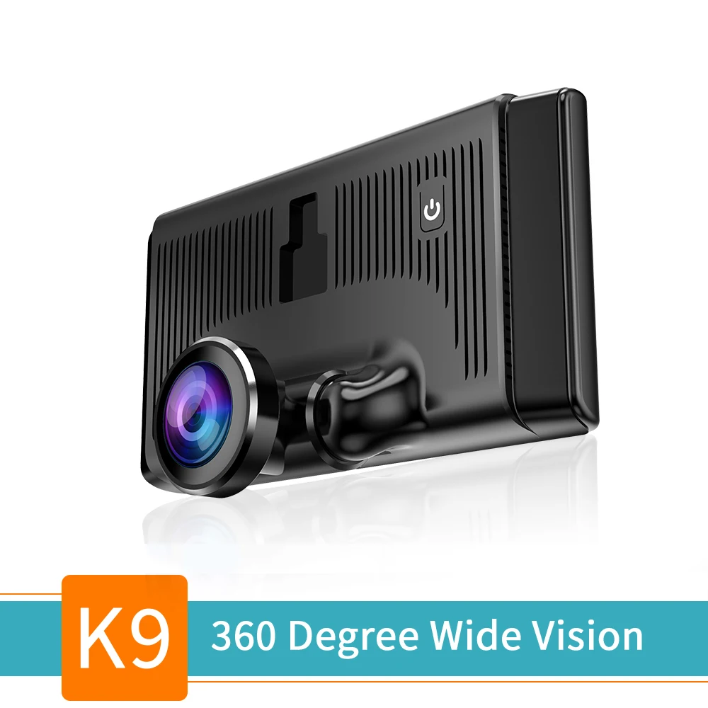 Dash cam 360 градусов Рыбий глаз объектив Автомобильный видеорегистратор Камера HD 1080 P