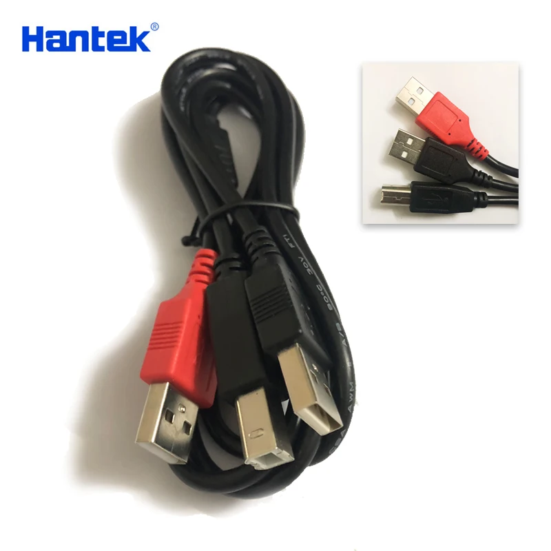 Hantak USB Data Cable Various Oscilloscope Data Cable 6074BE 1008C 3 Plugs to Connect Multimeters Various Instrument Cables