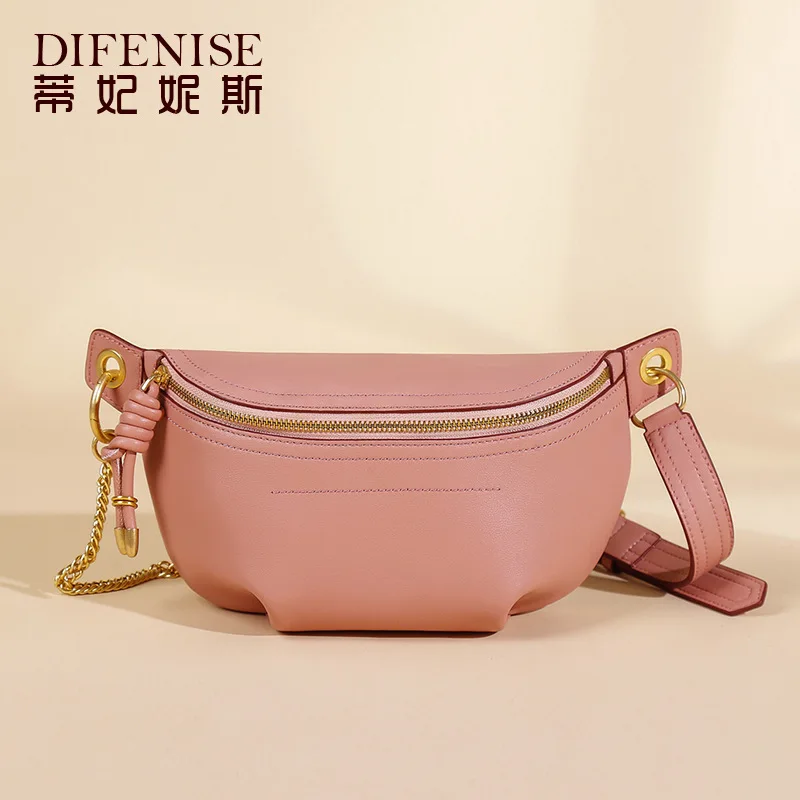 

Wallet Women's Leather Bag Small c k WOMEN'S Bag Shoulder Chest Pack New Style 2019 Versitile Fashion Wallet Women's