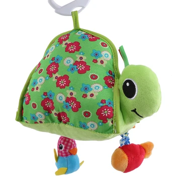 

Infant Toy Stuffed Plush Baby Rattles Toddler Car Seat Hanging Tortoise Mirror Stroller Newborn Toys