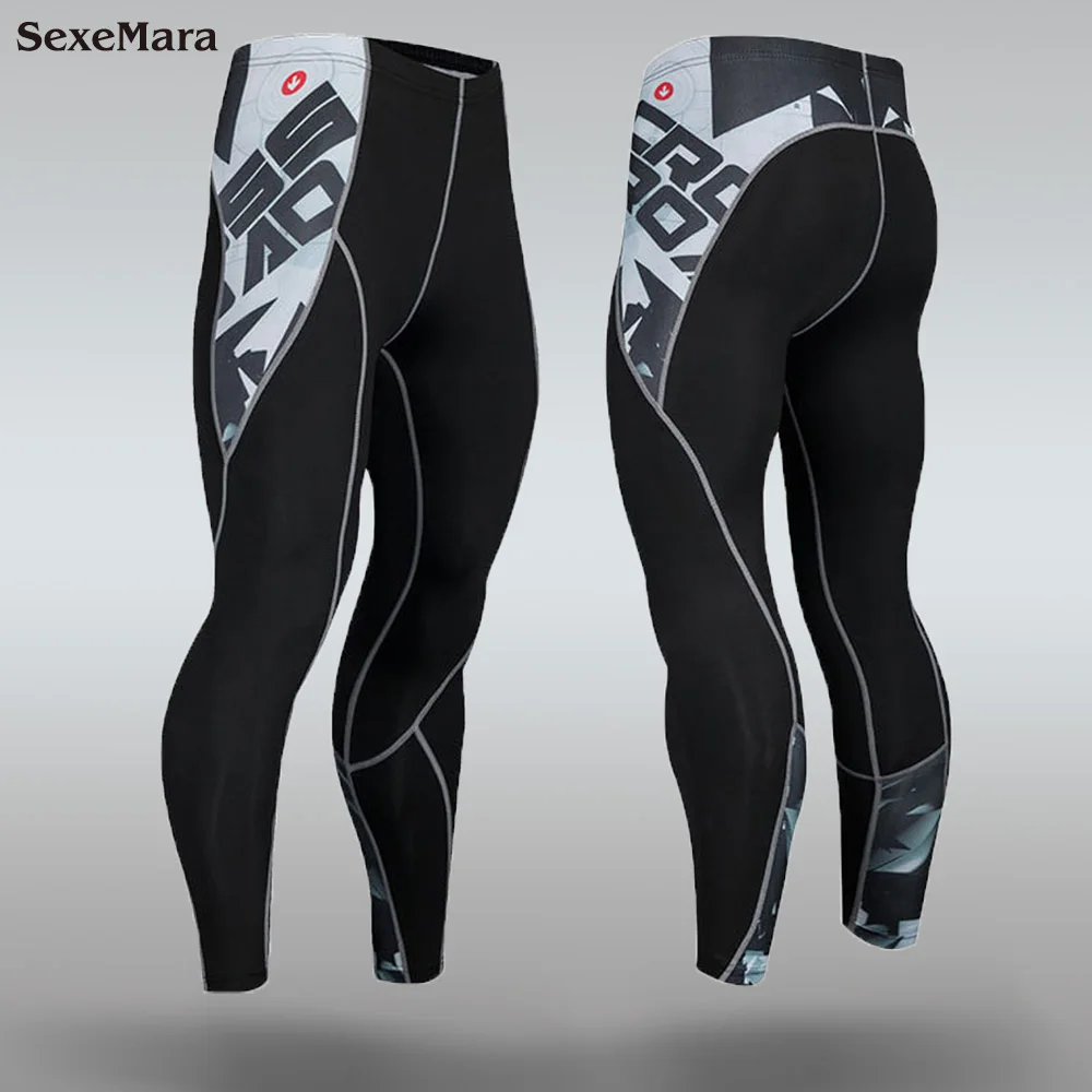 Trousers Быстросохнущий дышащий спортивный костюм, футболка для спортзала, мужские колготки для фитнеса, топ, футбольные майки, футболка для бега, мужская спортивная одежда Rashgard - Цвет: Trousers