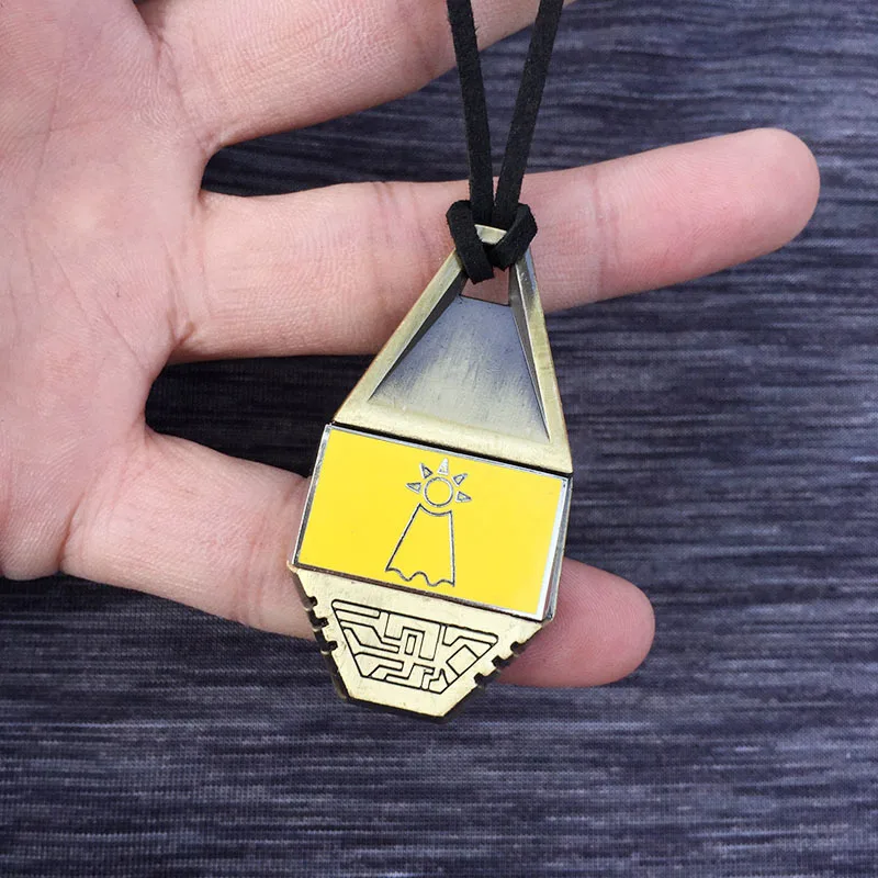 Аниме Digimon Цифровой Монстр магнит Digimon Эволюция значок Ожерелье косплей ювелирные изделия подарок для коллекции - Окраска металла: HopeTK
