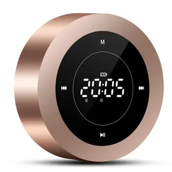 

A8 wireless Bluetooth speaker alarm clock home audio portable subwoofer QR code receipt voice broadcast