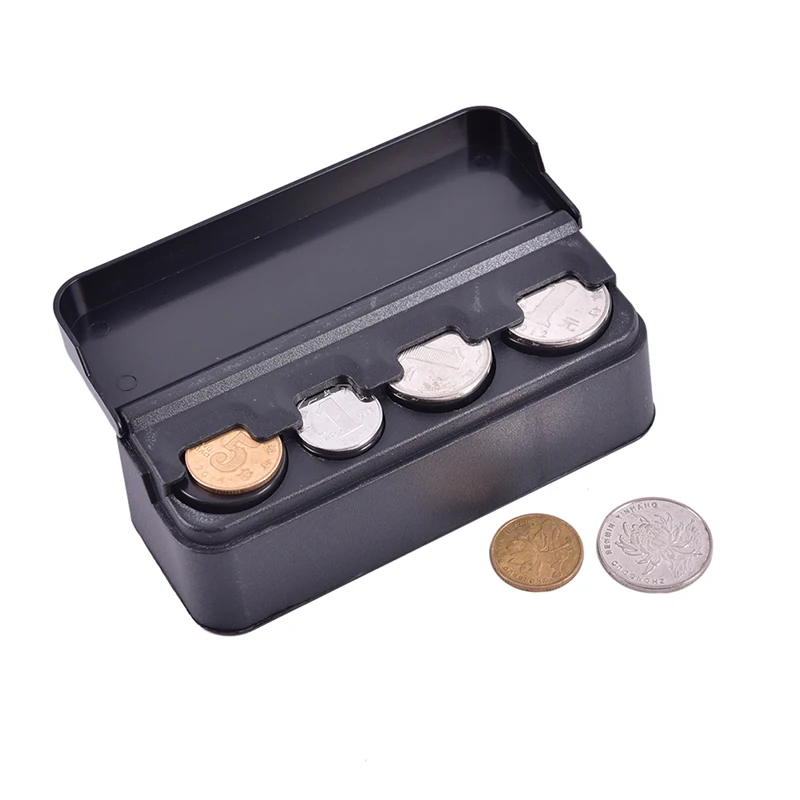 1pcCoinsStorageBoxCoinDispenserCoinHolderCaseWalletHolders