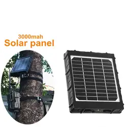 4G охотничья камера Солнечная Панель зарядное устройство 3000mAh для BL480L-P фотоловушки солнечная панель алюминиевая батарея полимерная для