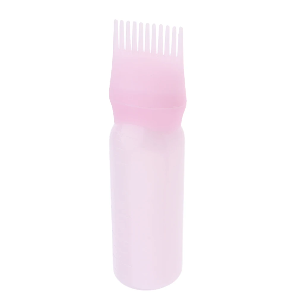 Hair Dyeing  Comb Applicator Bottle 2oz Hair Coloring Tinting Dispenser