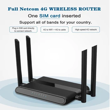 

300Mbps 3G/4G Wireless CPE Router with sim card slot Unlocked Support VPN L2TP 4G to LAN Device With 4pcs External Anten