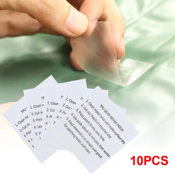 

10pcs Repair Patch Waterproof Portable Useful Tent Kayak Lightweight Professional Tool Leaking Hole Canoe Puncture Easy Apply