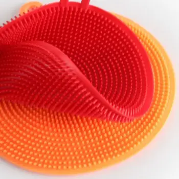 

Silicone Scouring Pad Silicone Dish Sponge Kitchen Pot Cleaner Washing Tool Multifunction Silicone Sponge Bowl Cleaning Brush