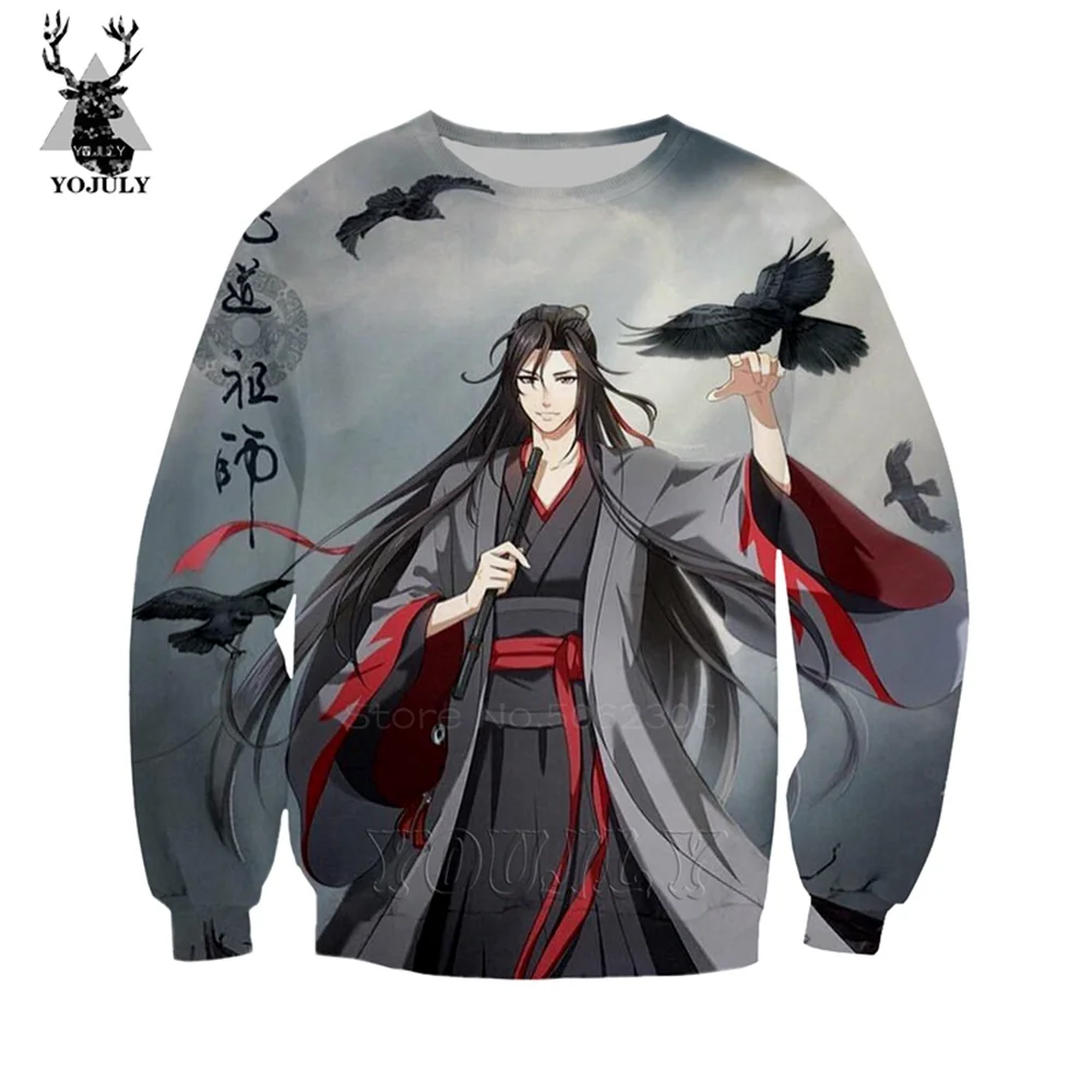 21 Grandmaster of demonic cultivation Толстовка Mo Dao Zu Shi Wei wuxian off white мужские толстовки 3d принт хип хоп Уличная одежда Топы - Цвет: 21