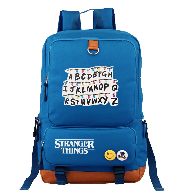 style3 blue Странные Вещи школьная сумка для мужчин wo мужской рюкзак студенческий школьный рюкзак ноутбук рюкзак повседневный рюкзак - Цвет: style3 blue