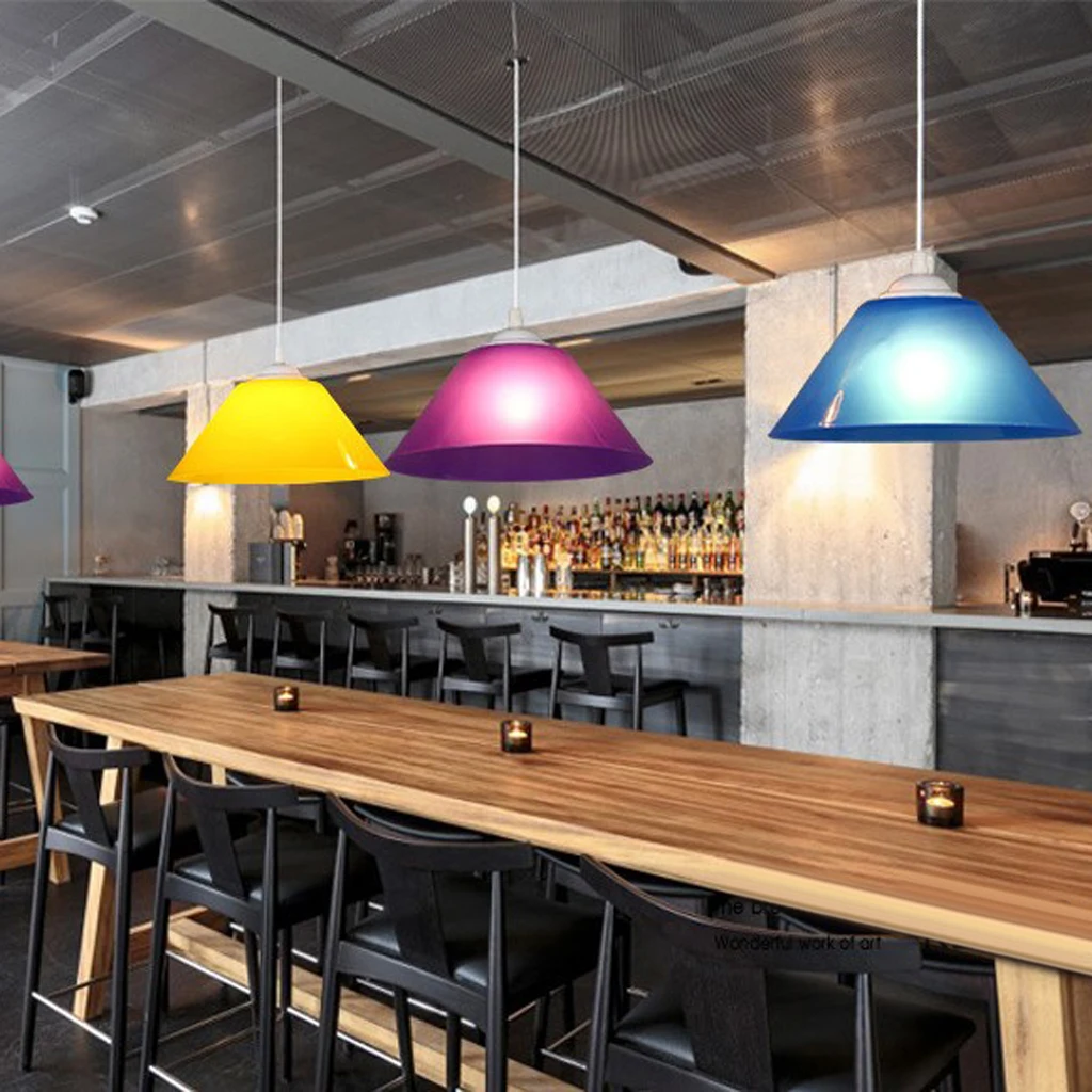 Modern Cone-Shape Chandelier Lampshade Ceiling Light Shade Cover Pendant Light Fixture