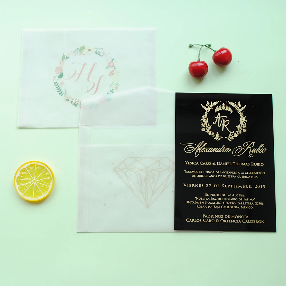 Индивидуальная печать горячая Распродажа 2019 прозрачная акриловая Свадебная