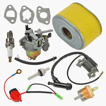 

Set Of Carburetor Air Filter Tune Up Kit For Honda GX160 GX200 Engine Mower Part