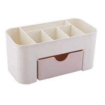 

Desktop Multifunctional Popular Box with Small Drawer Cosmetics Popular Plain Simple Storage Box Office Populars