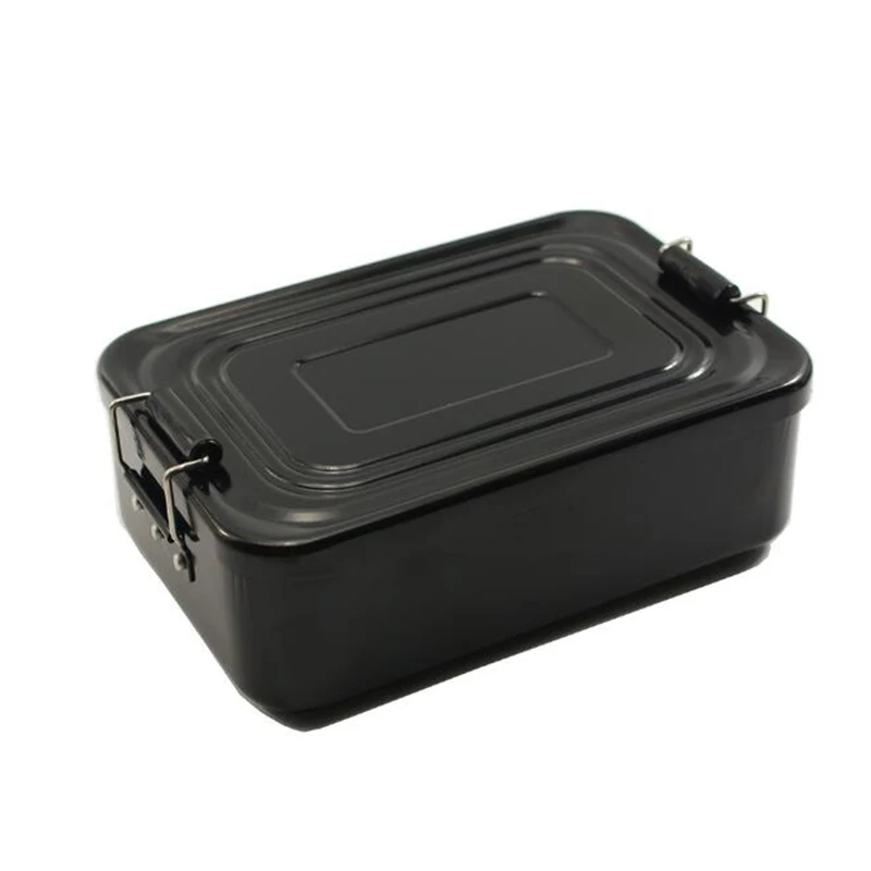 

Joshock Aluminum Lunch Box Outdoor Lunch Box Bento Box Aluminum Outdoor Portable Military Lunch Box Camping Cooking Cookware