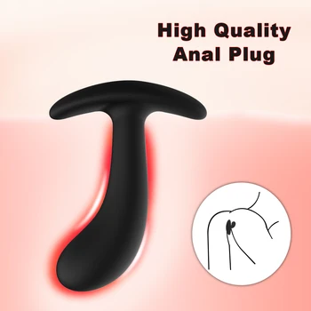 Outdoor Silicone Anal Plug Women/male G-spot masturbation Sex Toys Butt Plug Adult Game Unisex Prostate Massage Anus Stimulation 6