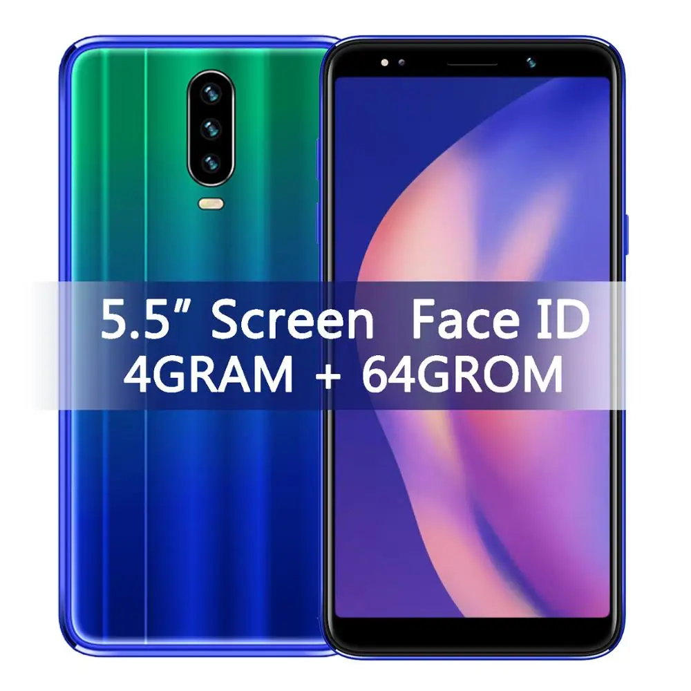 Оригинальные смартфоны на Android A5 4G RAM 64G ROM MTK распознавание лица телефона 5 Мп + 13 МП