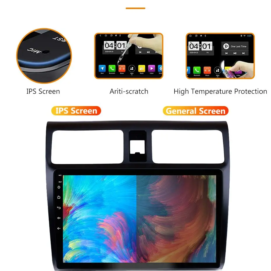 GRAND Android Radio For Suzuki Swift 2005 2006 - 2010 Car Multimedia Video Player GPS Navigation RDS DSP Carplay 4G SIM 2 Din