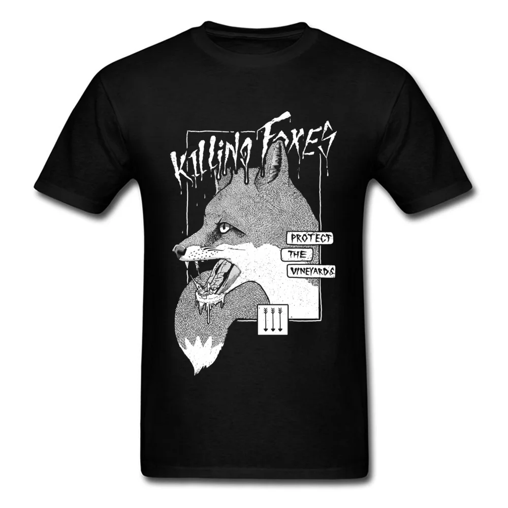 Killing Foxes T Shirt Men Black Grey T-shirt Cartoon Tshirt 3D Printed Clothes Cotton Summer Tops Cool Tees Custom Company |