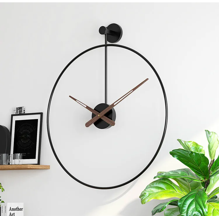 Home Living Room Decoration Luxury Large Wall Clock Iron Modern Design Bedroom Office Room Decorative Clocks Watch Gift 40cm gold clock