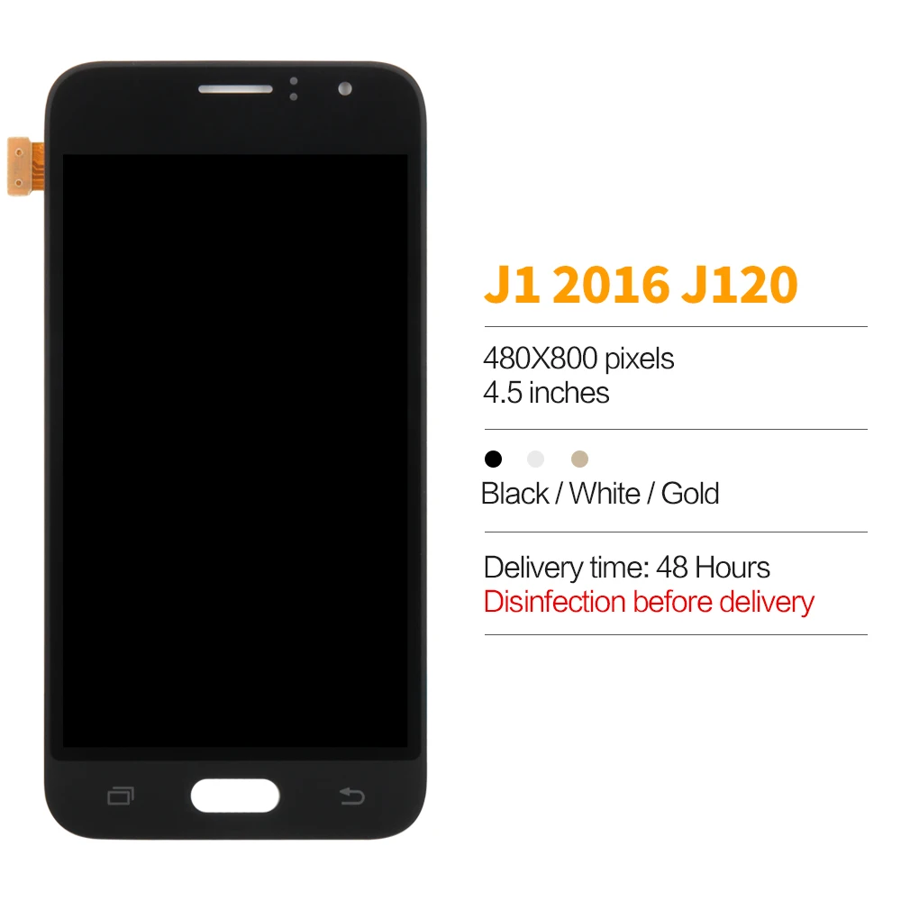 AMOLED/TFT для Samsung Galaxy J1 2016 дисплей J120 ЖК сенсорный дигитайзер Сенсорное стекло J120F J120H