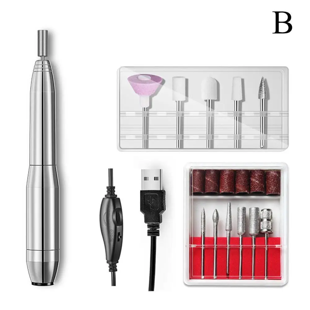 Máquina de Broca Elétrica do Prego Máquina de Manicure Salão de Beleza Broca do Prego Broca Pedicure Profissional Forte Ferramentas 17 Brocas elétricas p manicure e acessórios