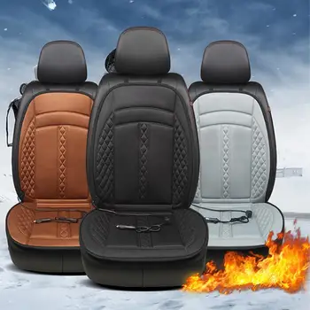 

2019 NEW 12V Heated Car Seats Covers Fast Heated Heater Warmer Winter Heating Mat Car Driver Heated Seat Cushion Car Accessories