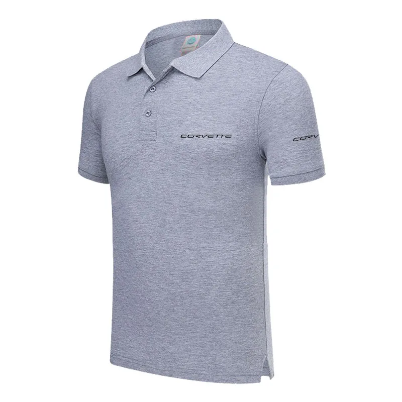 

Men's Chevrolet corvette Polo Shirt For Men Desiger Polos Men Short Sleeve shirt Clothes jerseyssic Male Brand Polos Shirts