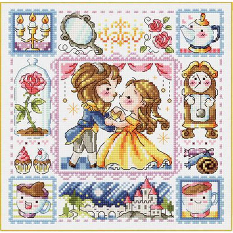 SO-3219 Beauty and the Beast Fairytale Fairy Tale Fairyland Wonderland SO