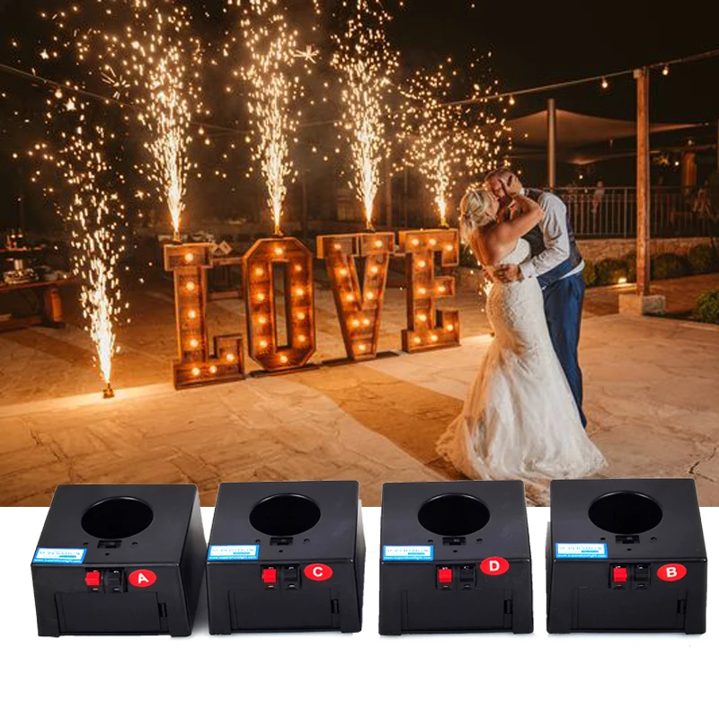 6 Cues Smart remote wedding Stage Fireworks Firing system Indoor outdoor Switch 