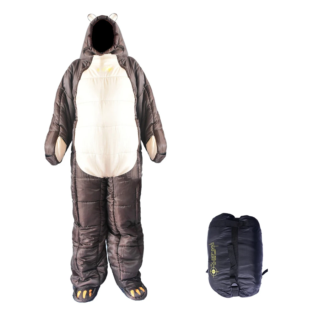 

Thickening Warm Single Humanoid Sleeping Bag Sleeping Bag Sack for Indoor Outdoor Hiking Backpacking Camping