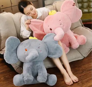 

Cartoon Crown Elephant 60cm Stuffed Toys Plush Birthday Christmas Gift Toy #2153