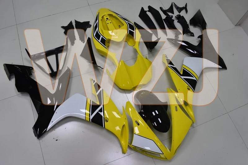 Для YAMAHA YZFR1 2006 Обтекатели YZF1000 R1 2005 желтый черный обтекатель YZF 2004 - | Автомобили и