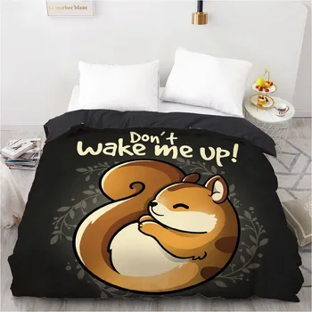

3D Quilt Covers and Pillowcases Bedding Set 3 Piece Duvet Cover Sets Comforter Case Cartoon Queen Full Twin Size Linens Bed