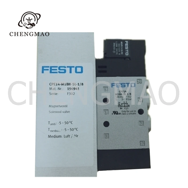 Original FESTO Solenoid Valve Pneumatic Mini CPE14-M1BH-5L-1/8 CPE10-M1BH-5L-M7 CPE14-M1BH-30LS-1 | Инструменты