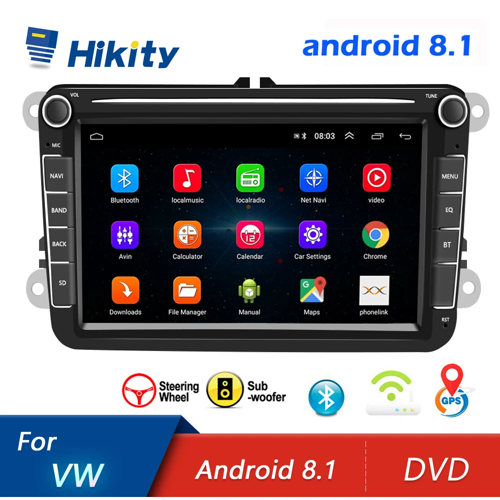 Hikity Android 2Din автомобильный MP5 мультимедийный видео плеер GPS автомобильное радио