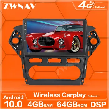 

Carplay Android 10 screen multimedia player For Ford Mondeo MK4 2007-2010 GPS navigation Auto Audio Radio Music stereo head unit