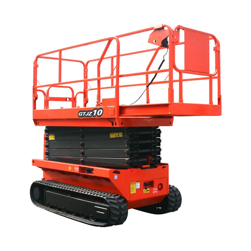 Qiyun China Tracked Crawler Electric Self Propelled Scissor Lift for Aerial Working Platform Table sale |