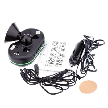 

12V car digital thermometer voltmeter clock alarm clock monitor multi-function automatic instrument clock