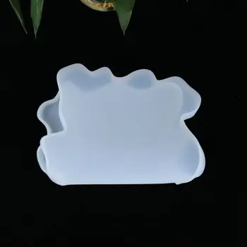 

Crystal Epoxy Resin Mold Irregular Tray Coaster Casting Mould Handmade DIY Crafts Ornament Making Tools