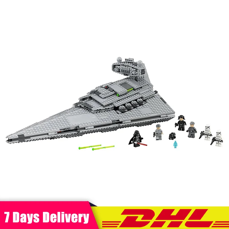 

In Stock 05062 1391PCS Star Wars The Imperial Star Destroyer Building Blocks Bricks Toys Gift Compatible LegoINGlys 75055