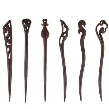

6pcs Hair Sticks Vintage Retro Headdress Hair Chopstick for Girls