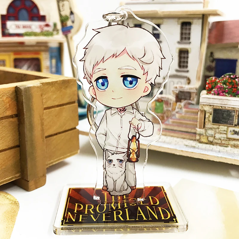 Брелок с акриловой подвеской японский аниме обетованный Neverland Yakusoku no Норман Рей