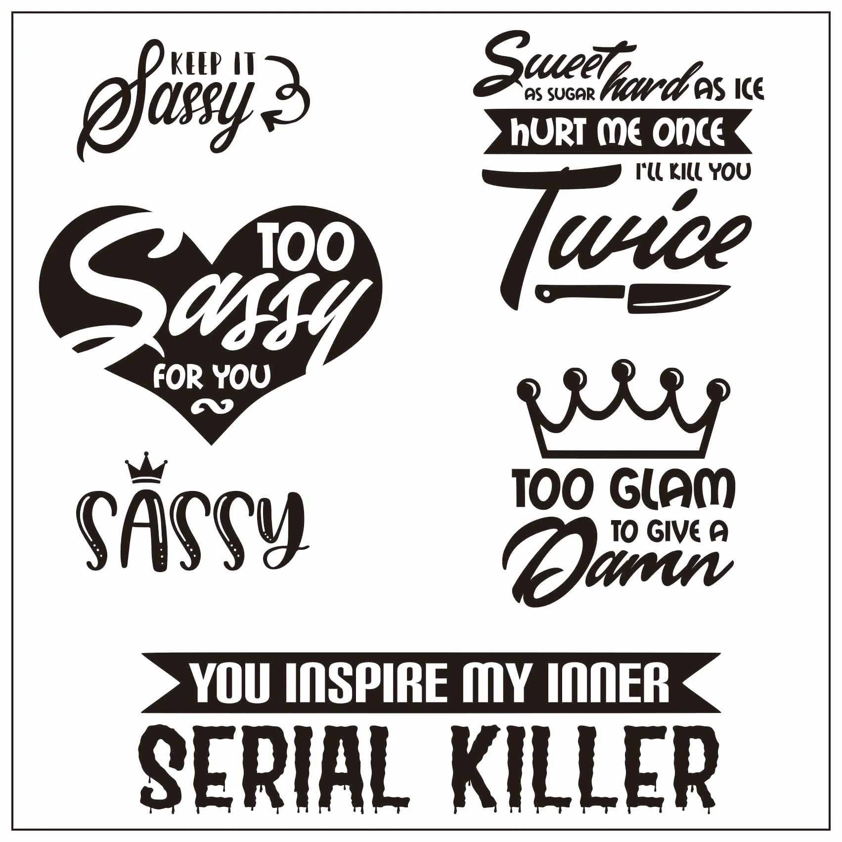 Прозрачный штамп Too sassy для DIY скрапбукинга/изготовления открыток/Детские