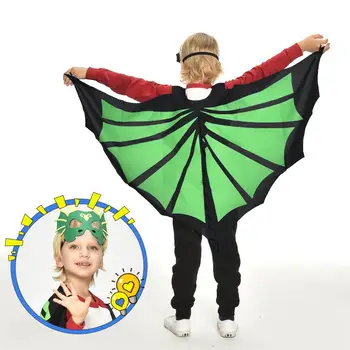

Halloween Decoration Kids Dinosaur Cape With Felt Masks Children Cosplay Costumes Dinosaur Costume Christmas Gift for Girls Boys