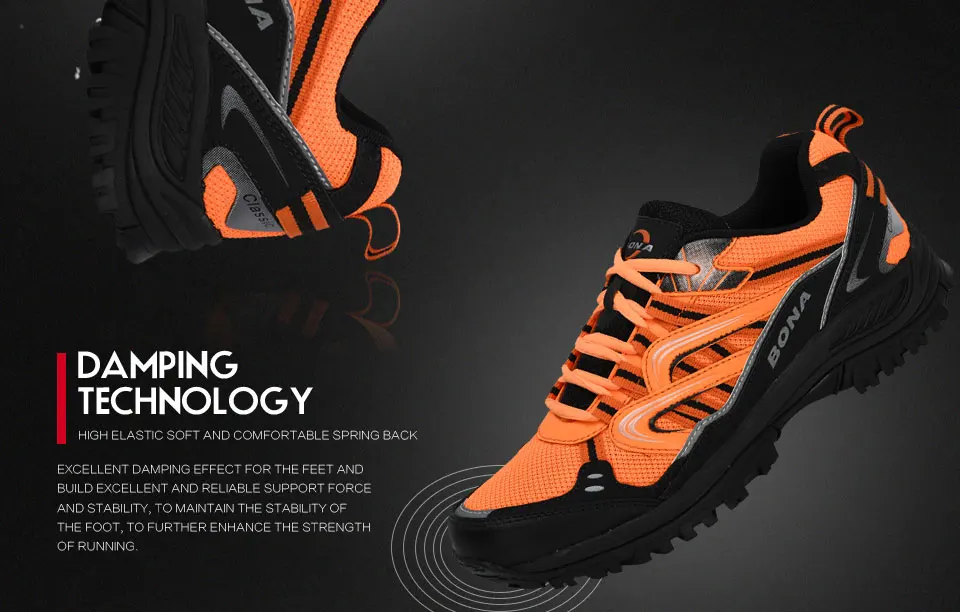 Chaussures De Trekking Tendance Homme Bona