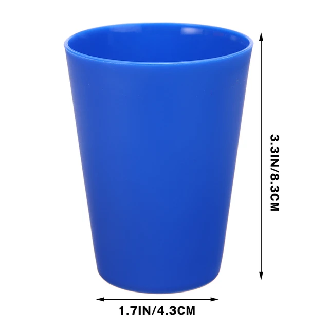 15pcs Plastic Cups Beverage Reusable Plastic Water Cups Party