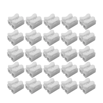 

200pcs Push-Down Electrical Connection Quick Connection Terminal For LED Lighting Home Improvment